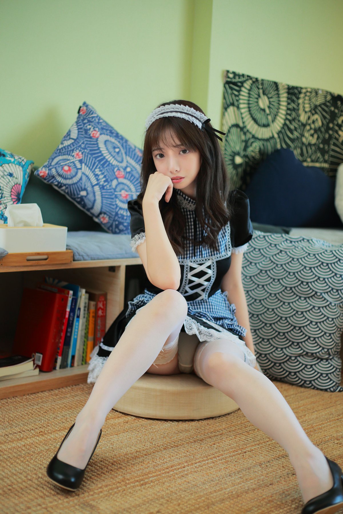 雯妹不讲道理-女仆写真[17P]