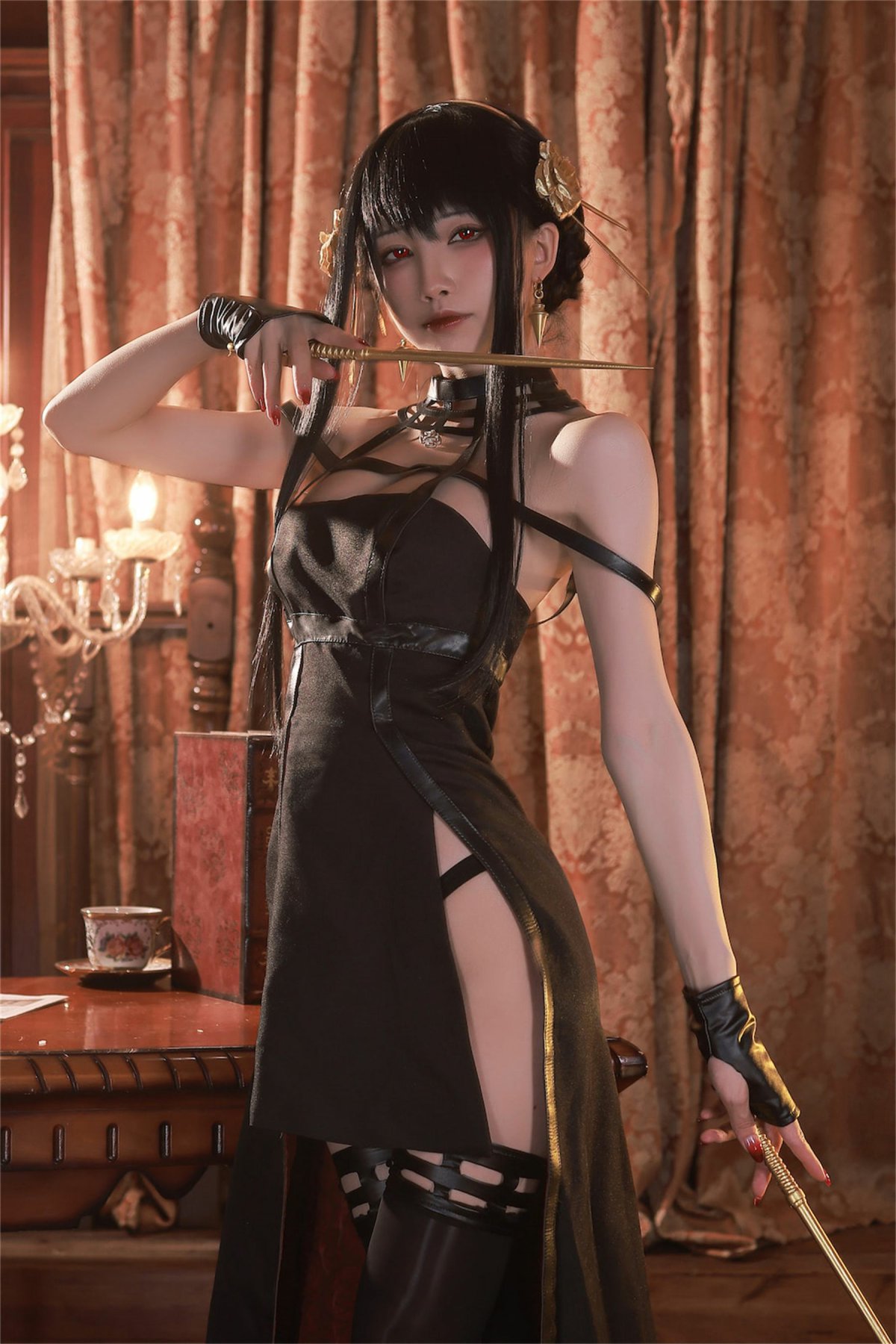 水淼Aqua - 约尔 黑礼服[64P]