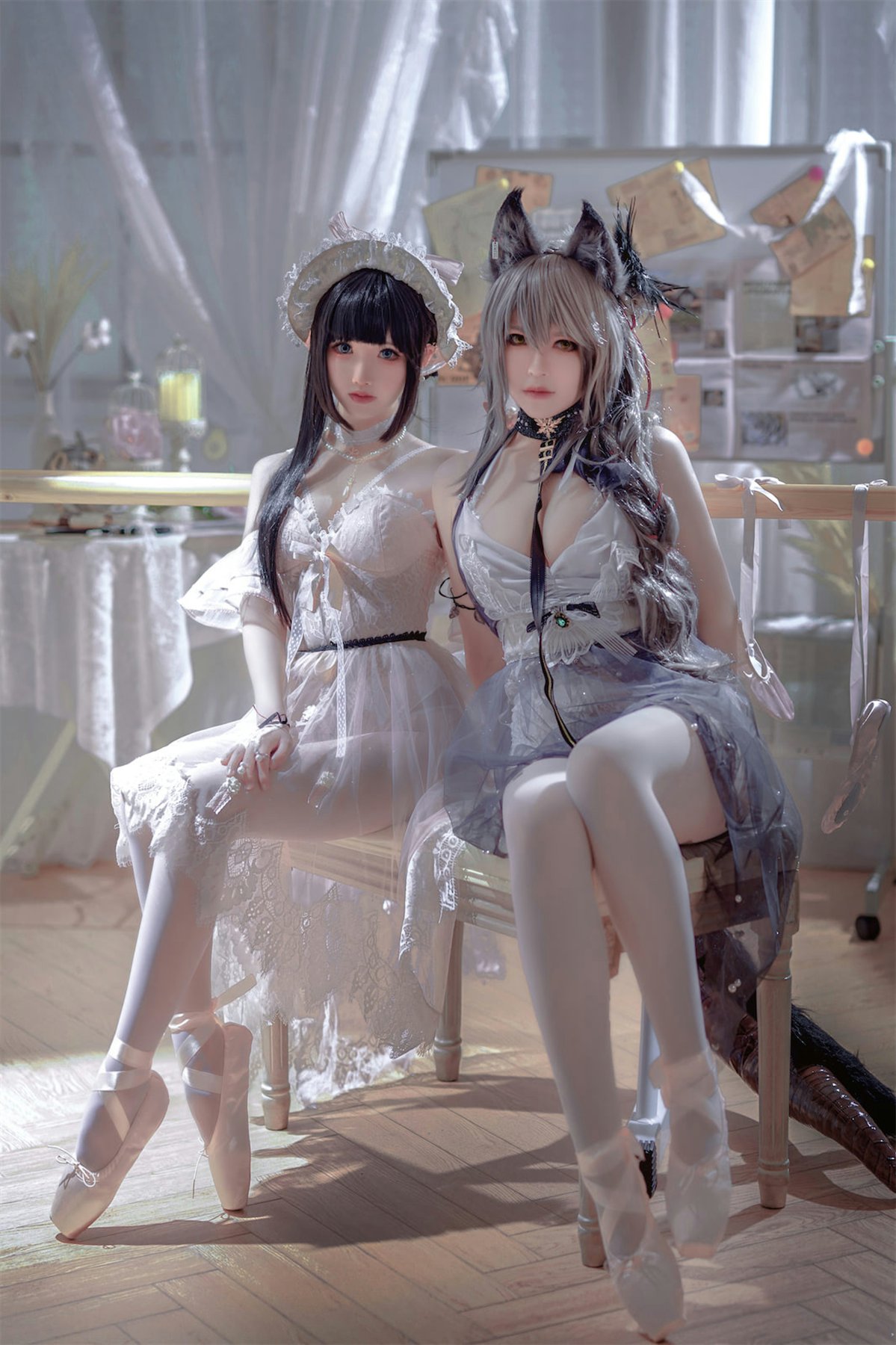 面饼仙儿&半半子 - Arknights 黑x森蚺バレエ 第1张