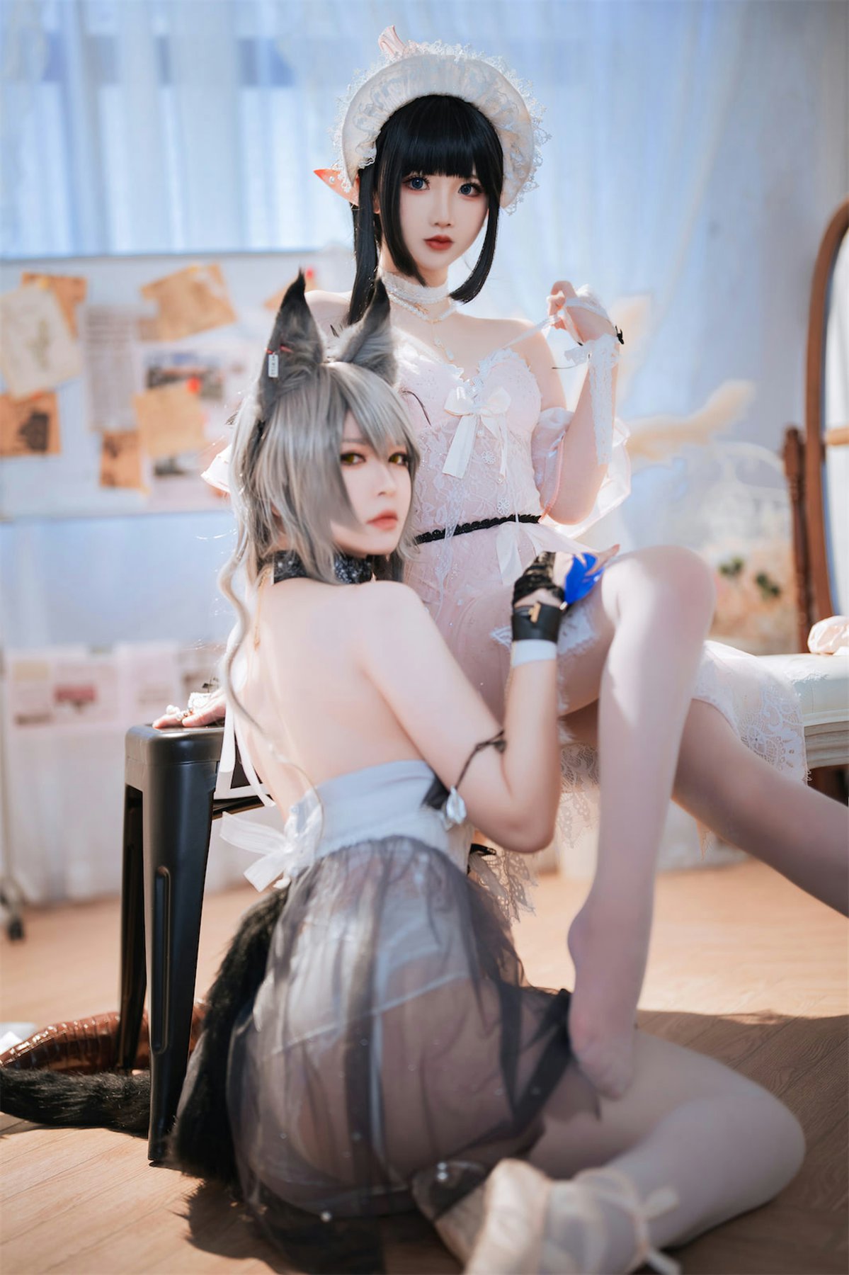 面饼仙儿&半半子 - Arknights 黑x森蚺バレエ 第4张