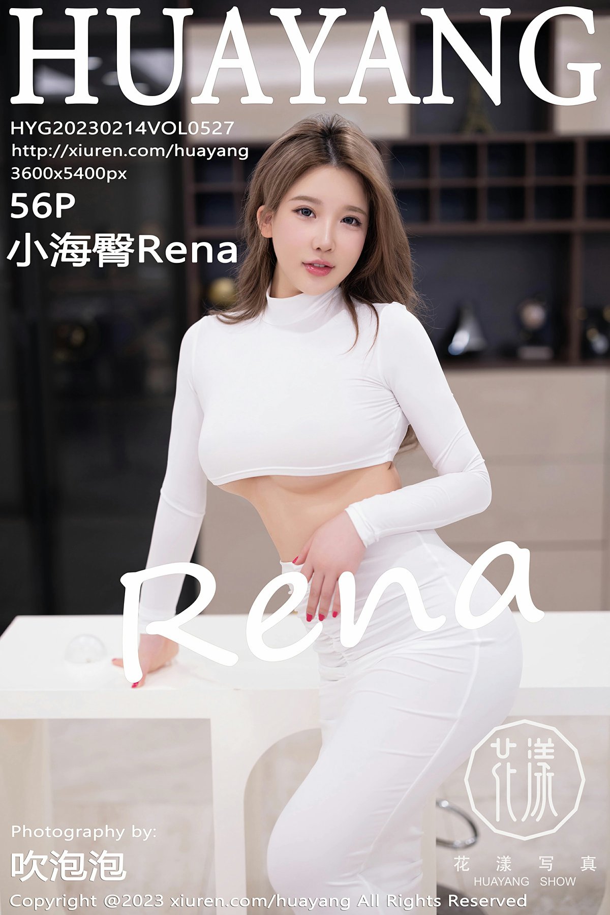 [HuaYang花漾写真] 2023.02.14 VOL.527 小海臀Rena 第1张