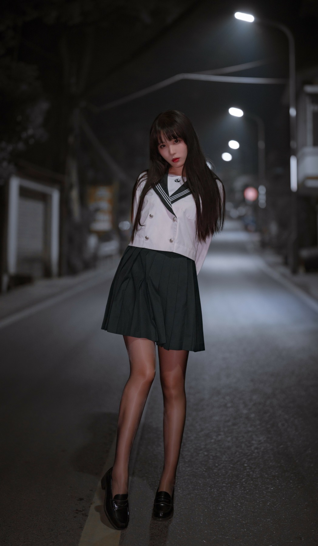 轩墨学姐 - 公路JK[45P]