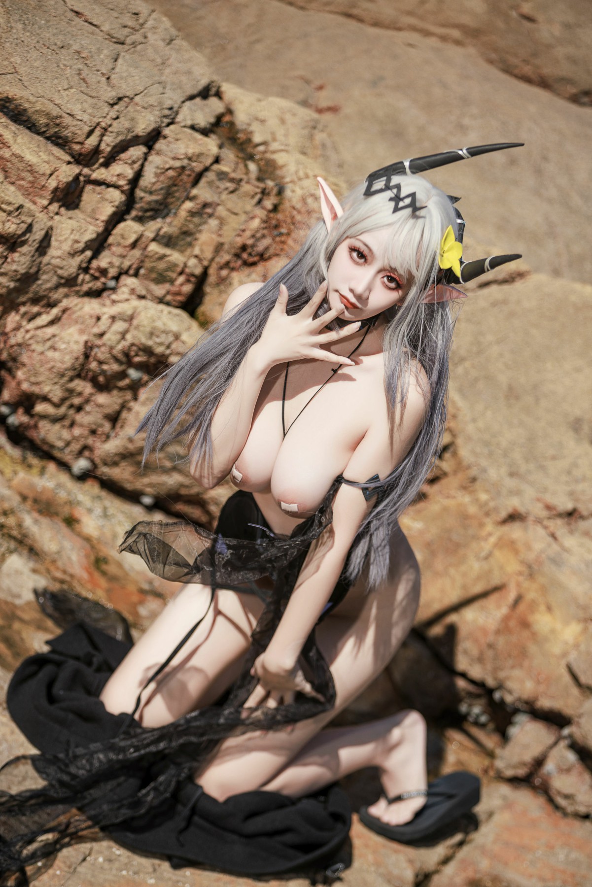 阿雪雪 - 泥岩泳装[37P]