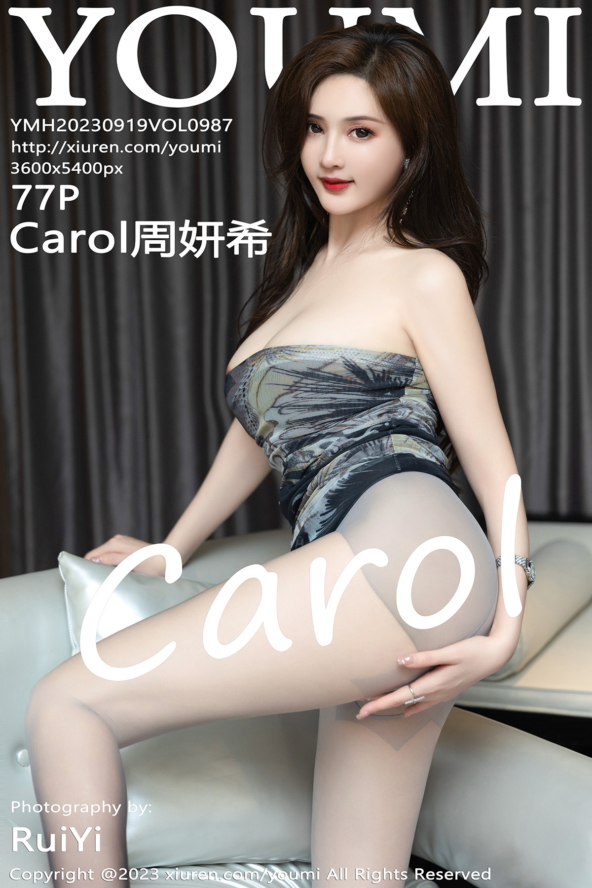 [YOUMI尤蜜荟] 2023.09.19 VOL.987 Carol周妍希 第1张