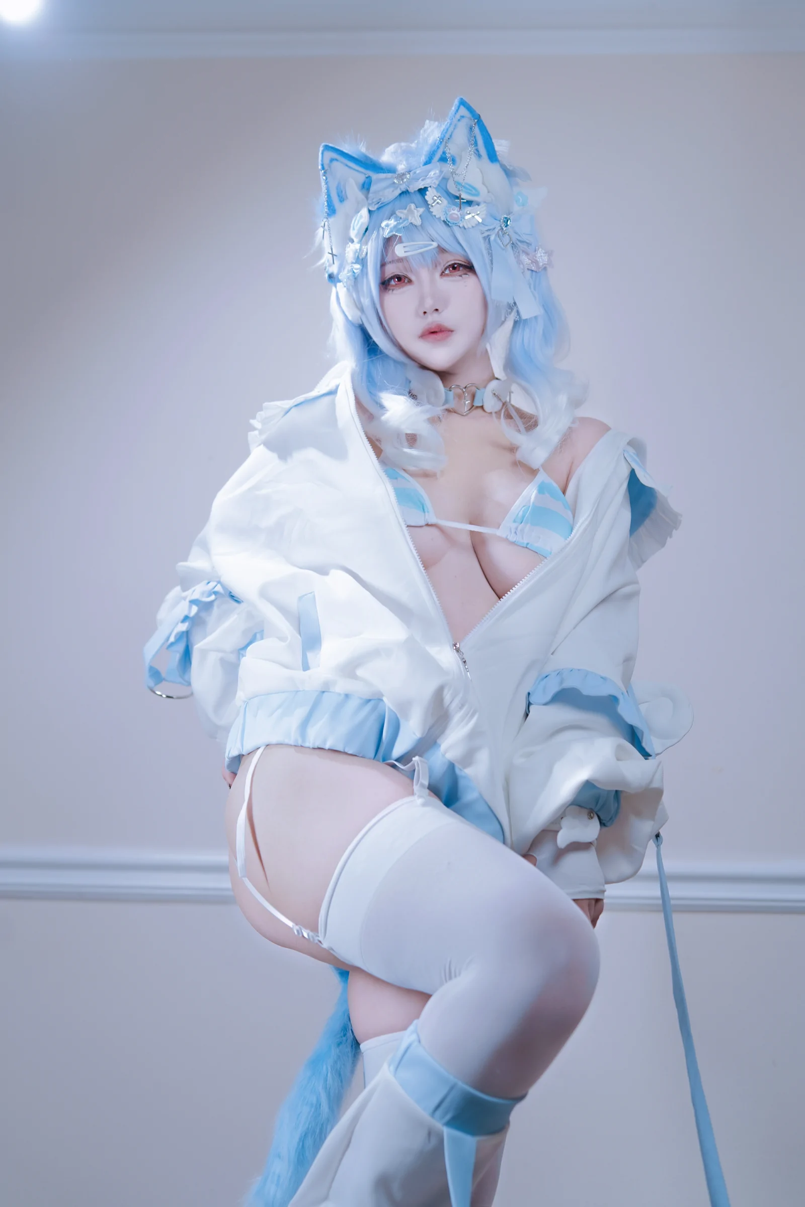 狐洛洛子 - 水色猫猫头 第2张