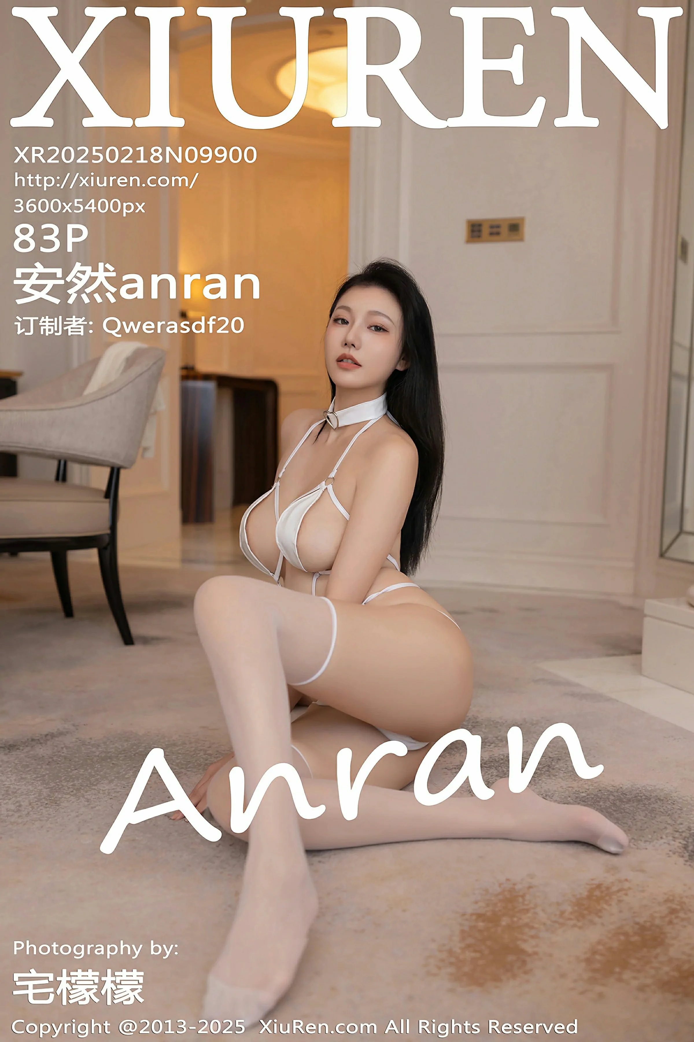 [XiuRen秀人网] 2025.02.18 No.9900 安然anran[84P]