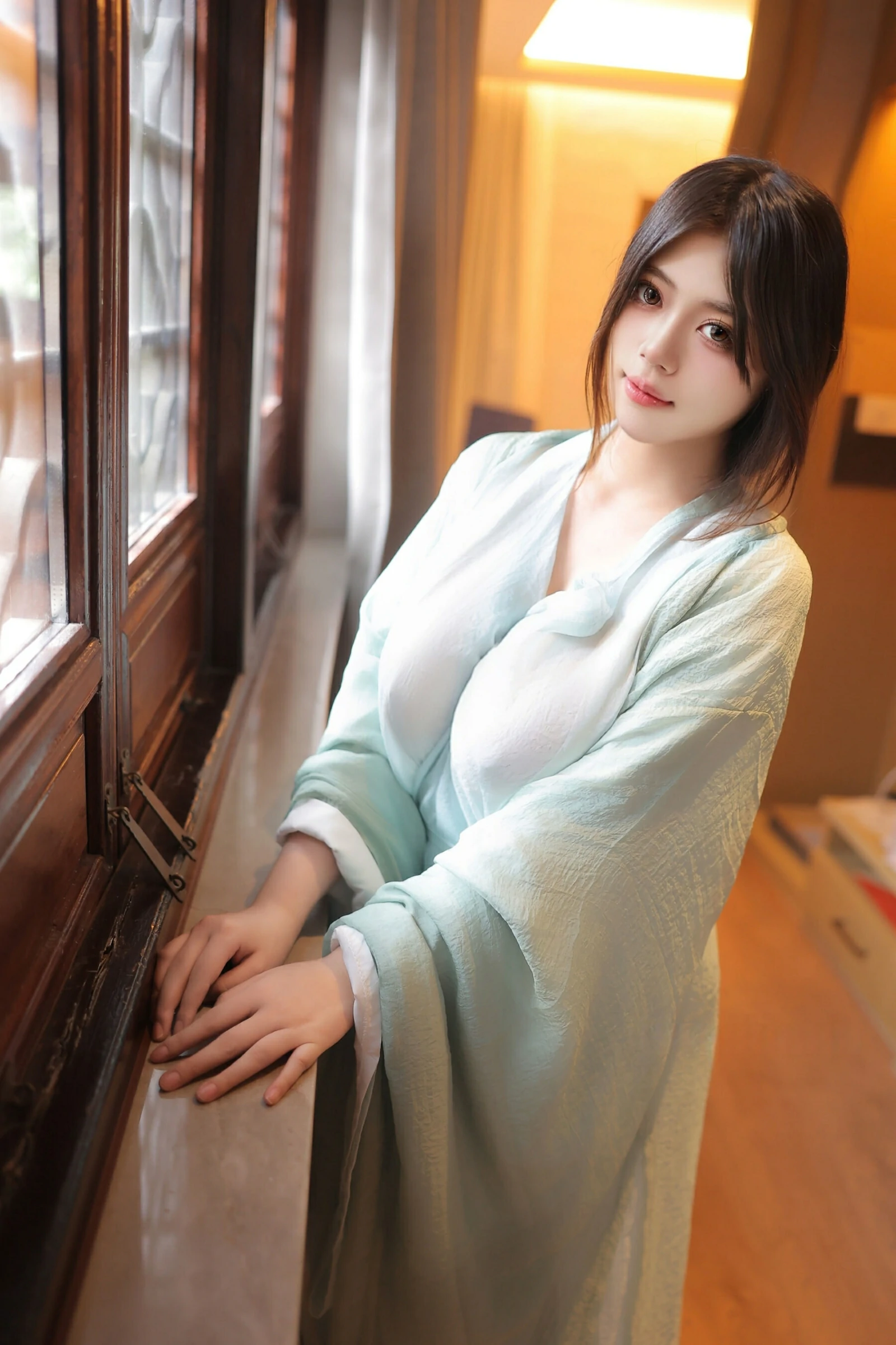 xiuren秀人网福利蛋蛋宝大尺度私拍无码流出绿色汉服[83P]