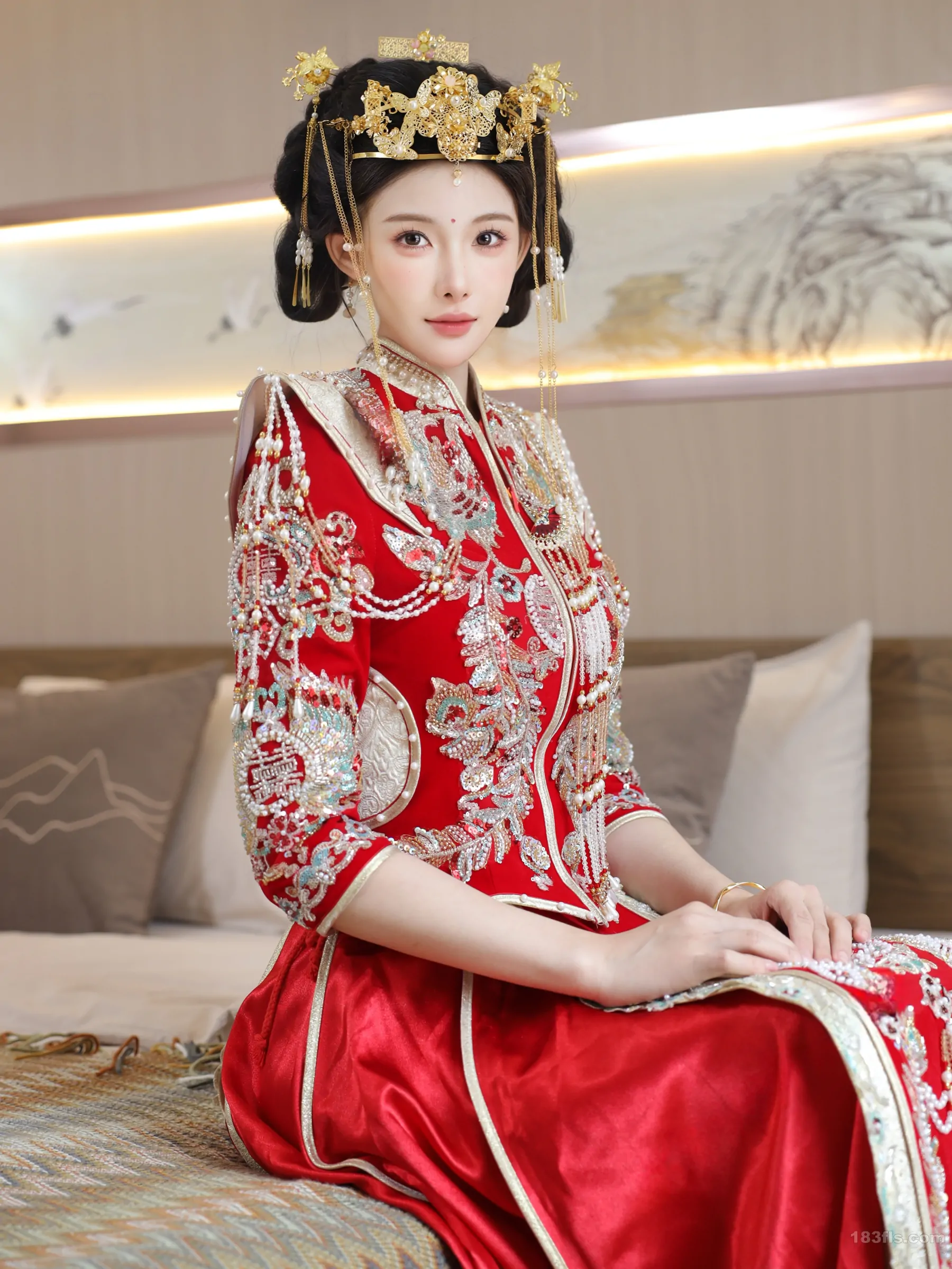 xiuren秀人网福利梨霜儿大尺度内购无码流出极品新娘子 第3张