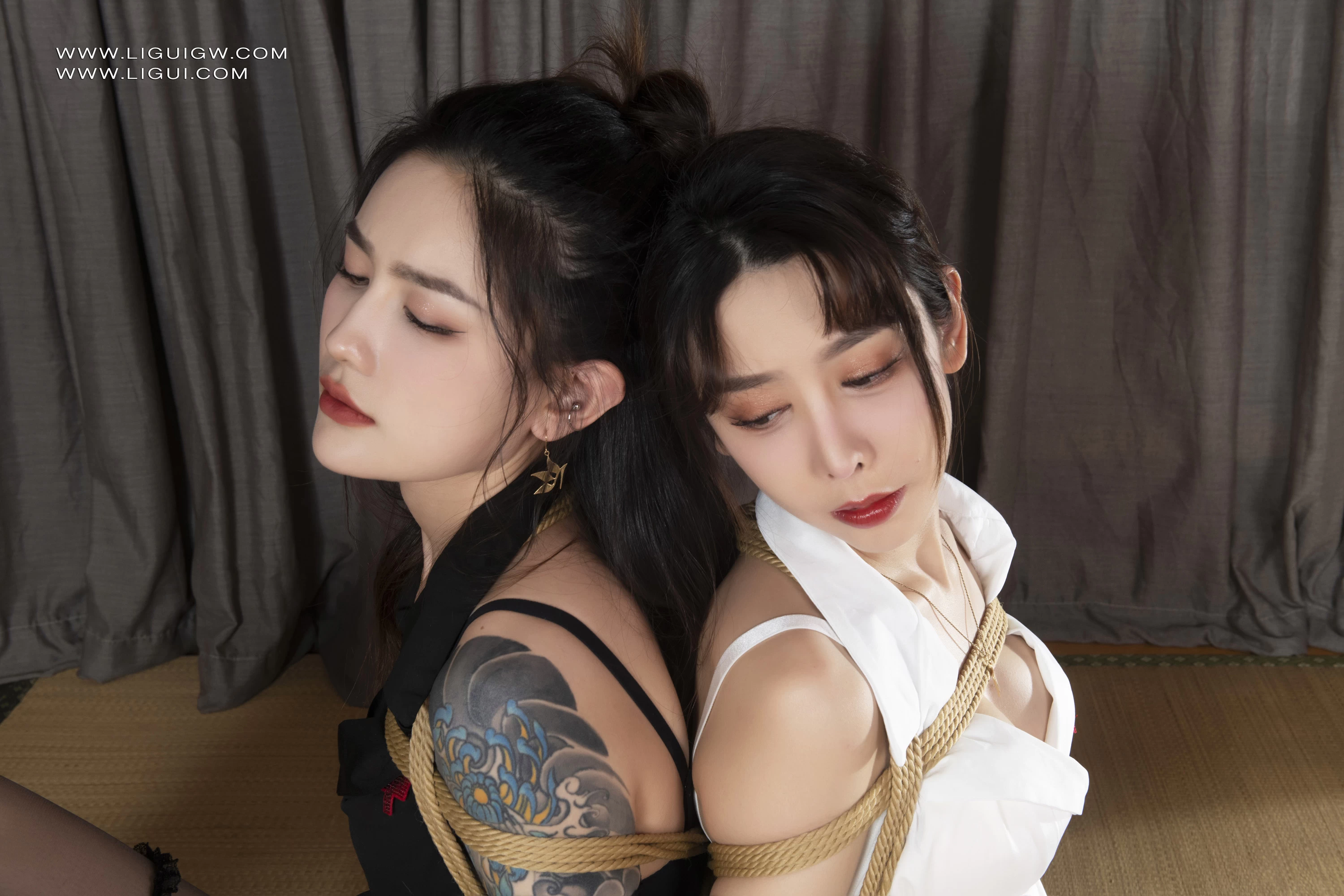 [Ligui丽柜] 2025.10.03 缚虐双生 Tuzi&Tiantian 第4张