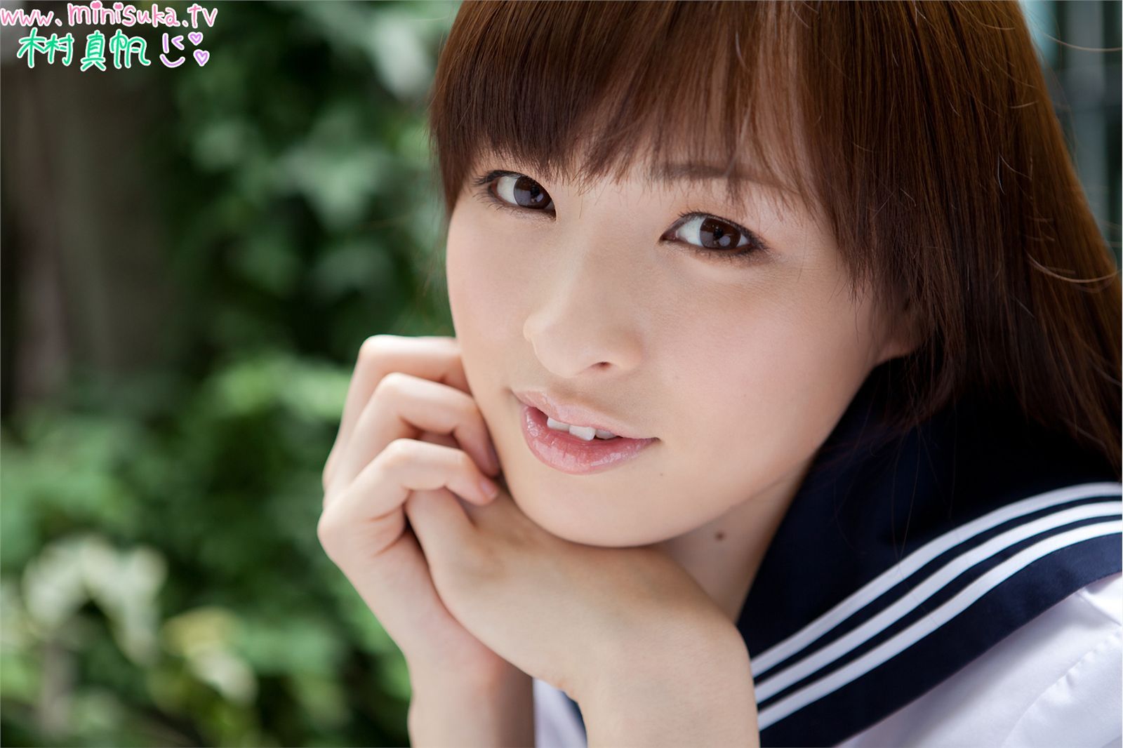 [Minisuka写真] 现役女子高生 Maho Kiruma (1) 日本美少女性感图片2