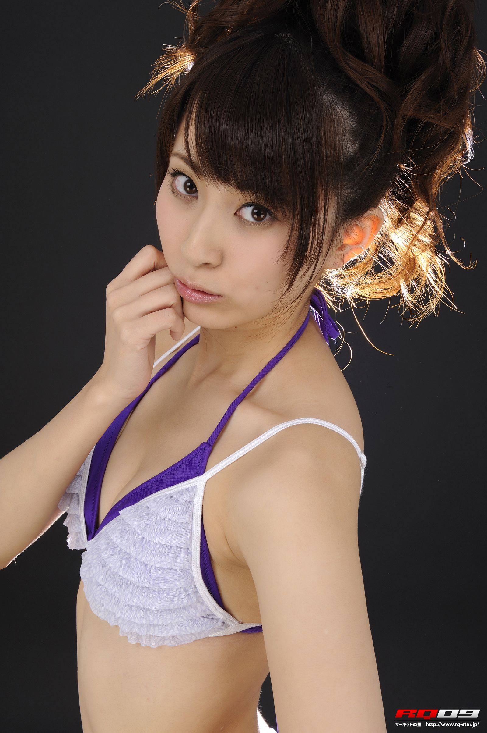 [RQ-STAR美女] NO.00146 Anna Hayashi 林杏菜 Swim Suits - Purple2