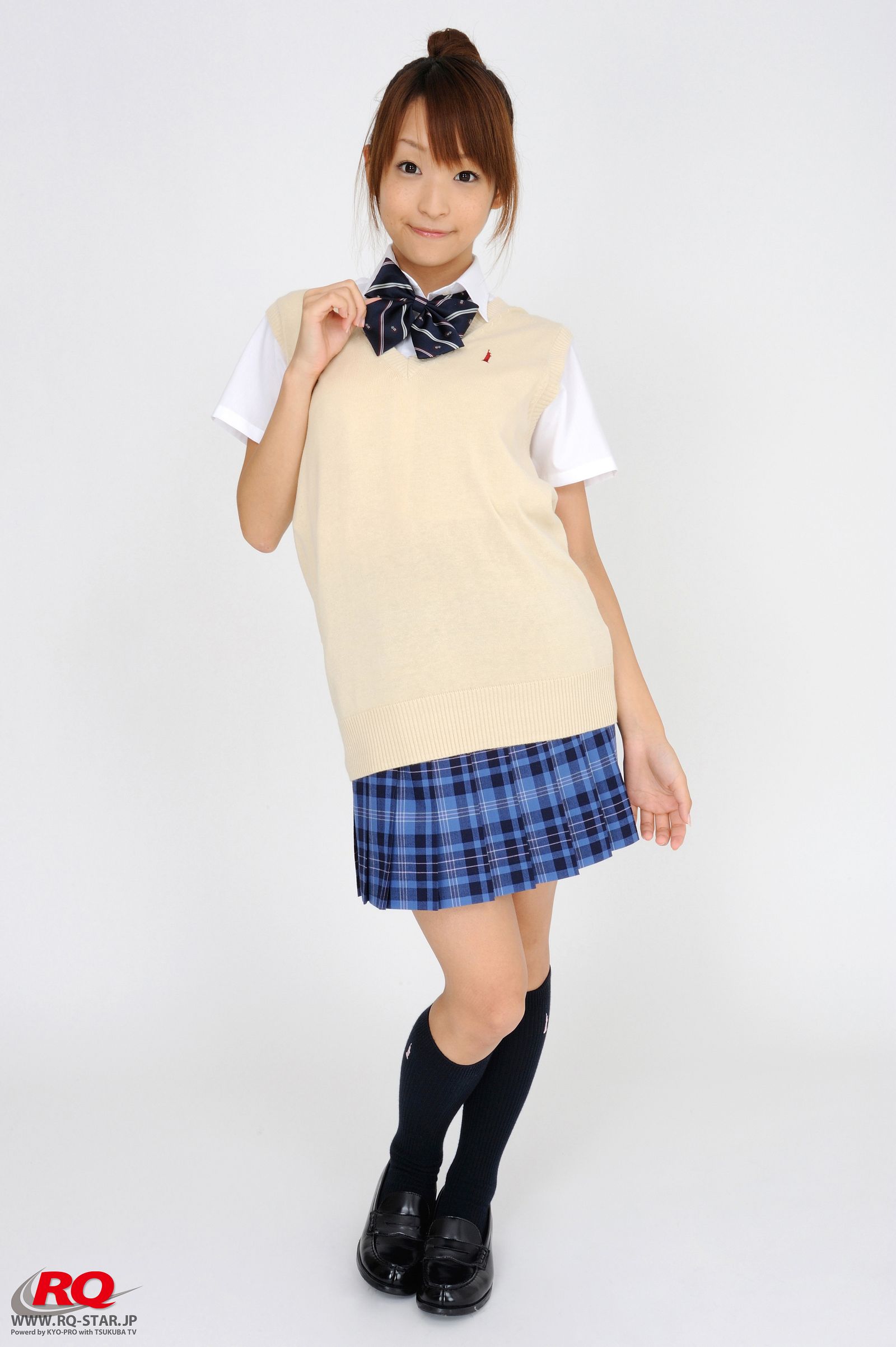 [RQ-STAR美女] NO.0097 Mio Aoki 青木未央 Student Style3