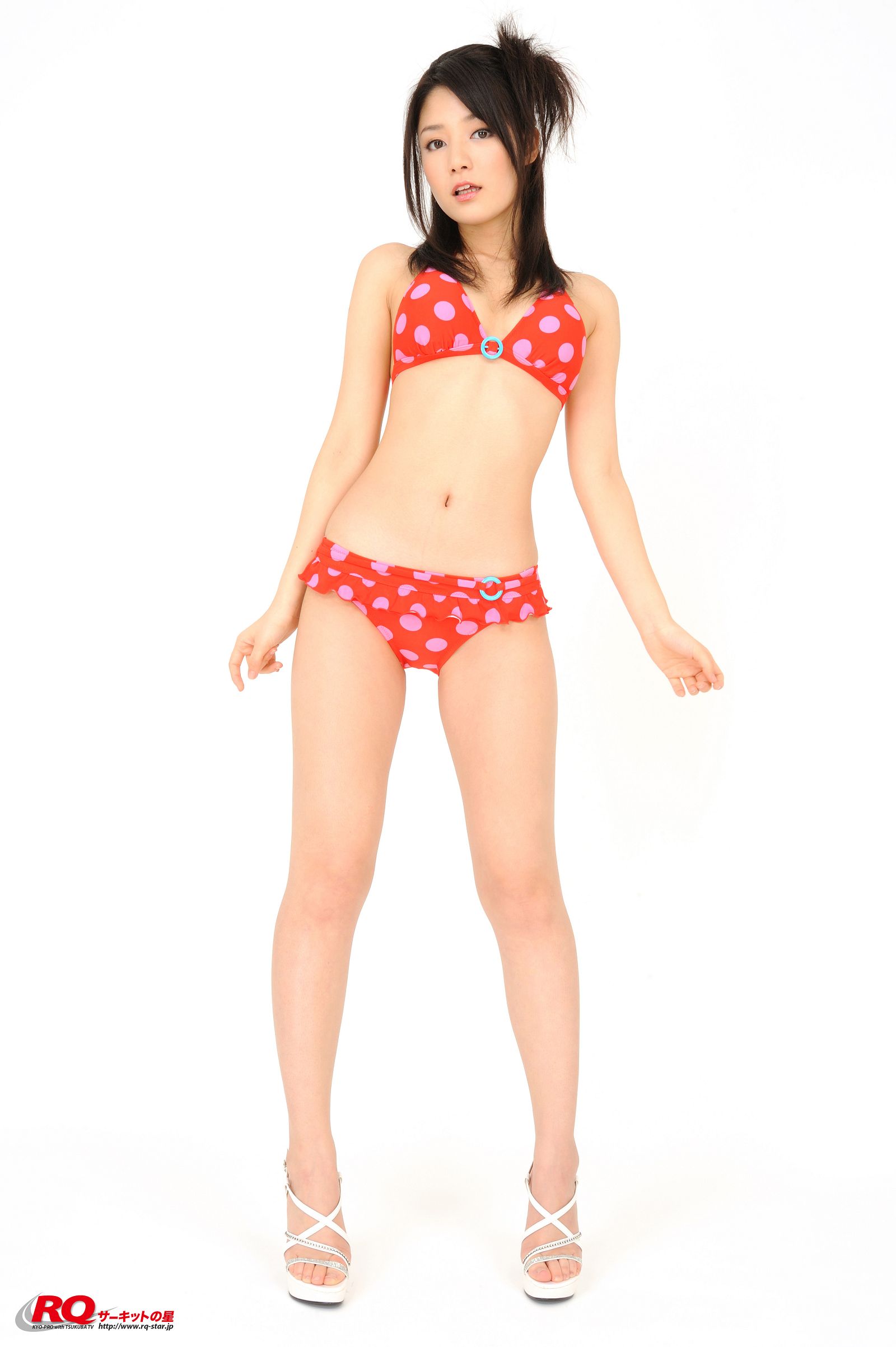 [RQ-STAR美女] NO.0105 Hitomi Furusaki 古崎瞳 Swim Suits – Red1