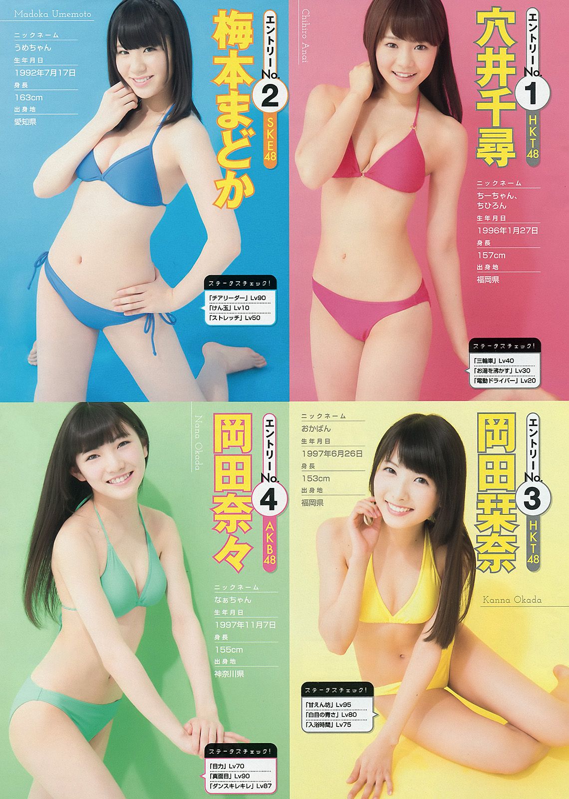 [Young Magazine] 2015.03 No.16 西野七瀬 橋本奈々未2
