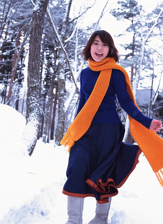 [YS Web套图] 2002.03 Vol.012 Riko Kurita 栗田梨子 Snow From Heaven 白いキャンバス、梦色天使2